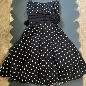 Cute polka dot party dress
